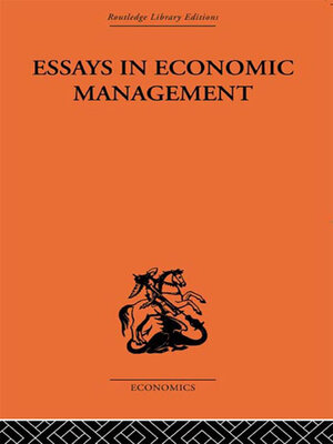 cover image of Essays in Economic Management